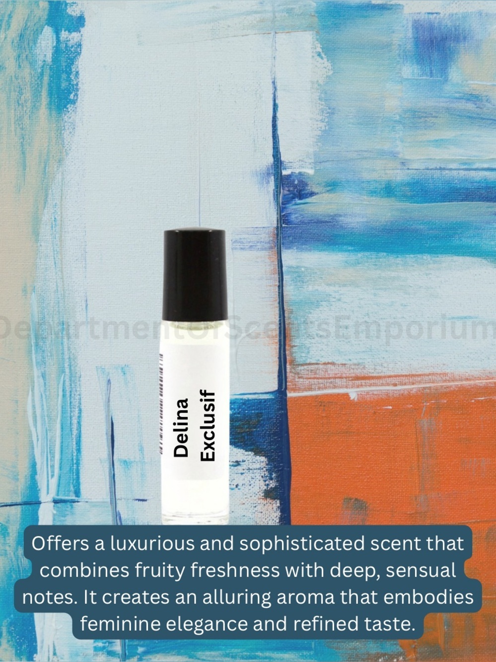 Exclusif Women’s fragrance oil 1/3 Oz Roll on Refillable Glass Bottle